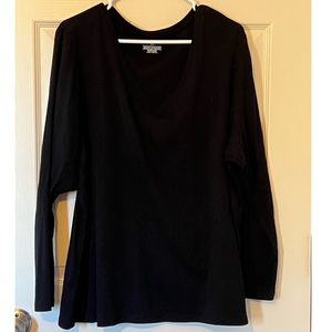 Black Long sleeve T-shirt from Lane Bryant *Never Worn* PLUS SIZE